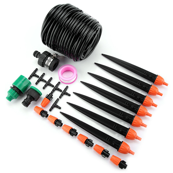 10M DIY Trädgård Vatten Dropp Bevattning Kit Växt Automatisk Vattning Set