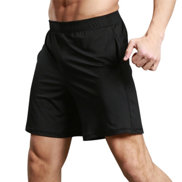 Svarta shorts Sportlöparshorts herr Fitness