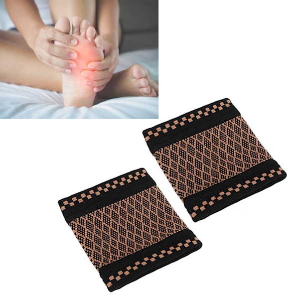 Handledskompression Ärm, Kopparvalvsstöd, Fotskydd för Träning, Elastiskt Stickat Tyg Säkerställer Hudvänlig Upplevelse, Uppfriskande