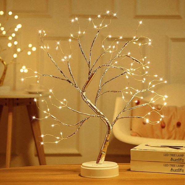 108 LED Fake Tree Lights Batteri/ USB driven Mini Jul