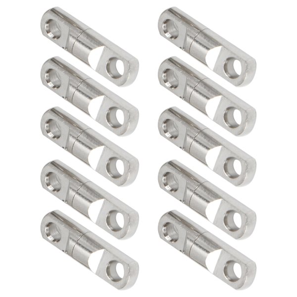 10 st 9 mm fiskewirlar, rostfritt stål, fiskefäste, rullande tunnsnurror, fisketillbehör