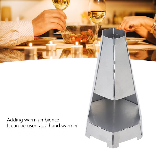 Orkanljusstake Vindtät Varm Atmosfär Allmänt Använd Metall Tealight Hållare för Bar Café Bröllop