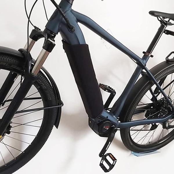 Elektrisk cykelbatteriskydd, universellt standard E-cykelbatteriskydd, skydd mot kyla och smuts, passar 28 cm till 32 cm