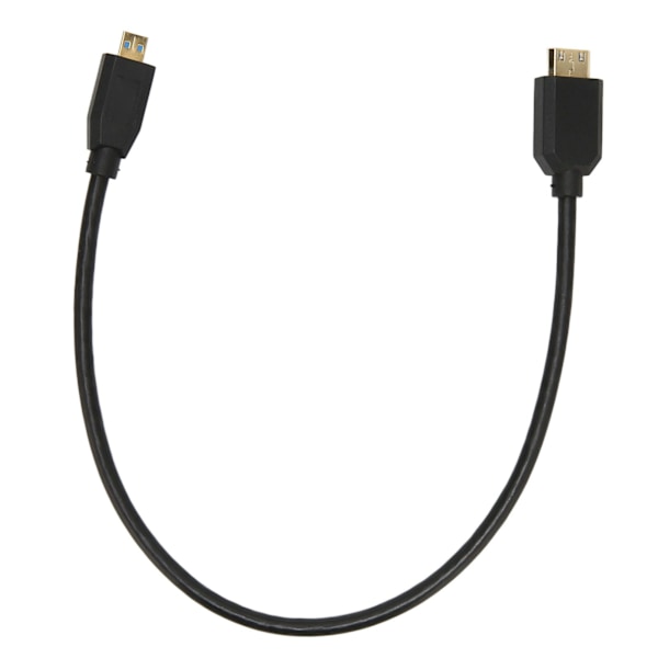 Utmärkt Dataöverföringsprestanda HDMI-adaptrar, Texturerade och Högkvalitativa Material Mini HD Multimedia Interface Till Mikro-kabel, För