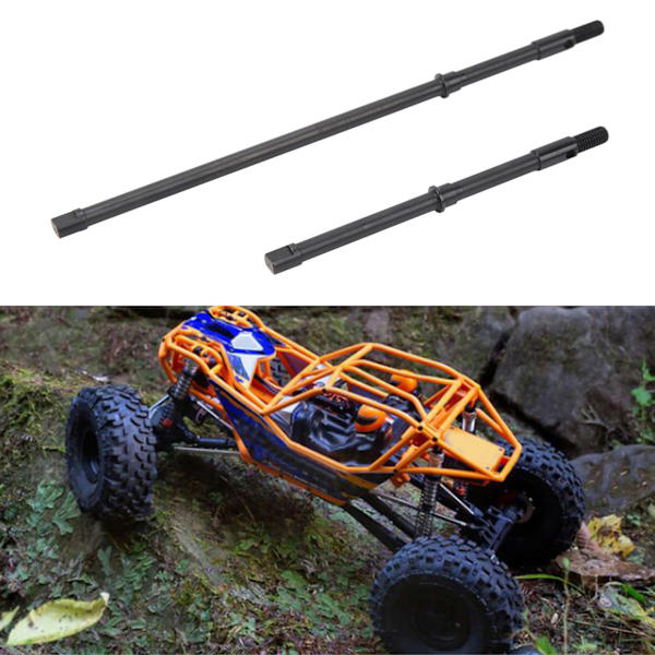 2 st Portal Stub Axle Drive Gear Shaft 166mm 100mm Stål RC Bil Portal Axle för Axial RBX10 Ryft 1/10 Fjärrstyrd Bil