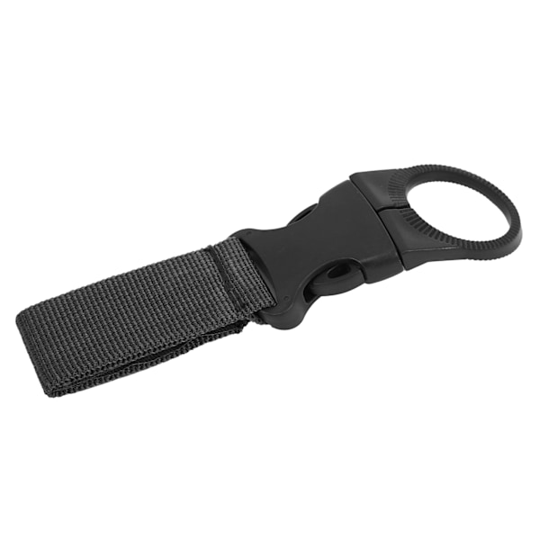 Portabel Vattenflaskringhållare för Utomhusaktiviteter, Användning i Flera Scener, Lättviktigt Bältesklämma för Camping Vandring Resor (4-pack)