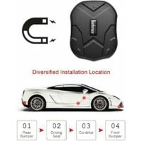 TK905 Vattentät GPS Tracker med Kraftfull Magnet Lång Standby GPS Tracker Locator för Äldre Barn Husdjur Bilar -
