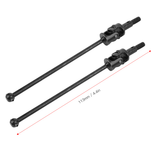 Universell drivaxel 108015 RC-delar tillbehör passar för HSP 1/10 RC-bil 94111 94108Svart