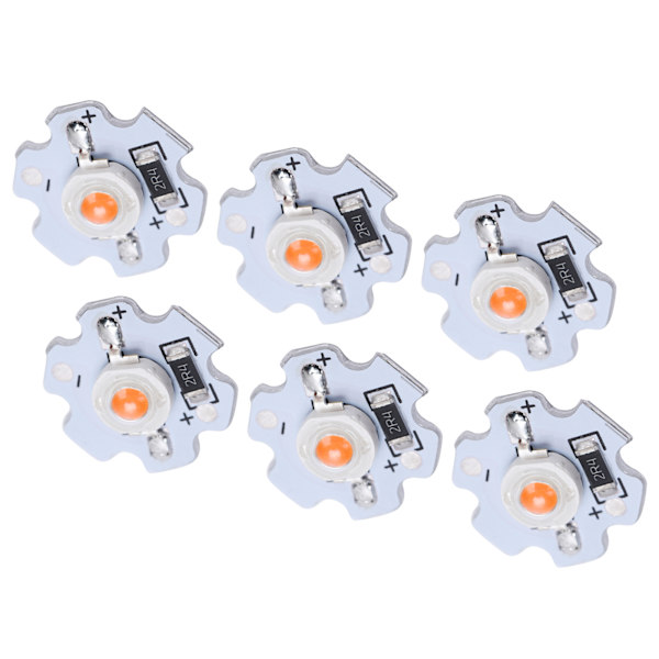 25 st 5V LED-chips 200LM 3W LED-lampor med hög effekt för DIY-belysningsarmaturer Rosa ljus 380‑840NM
