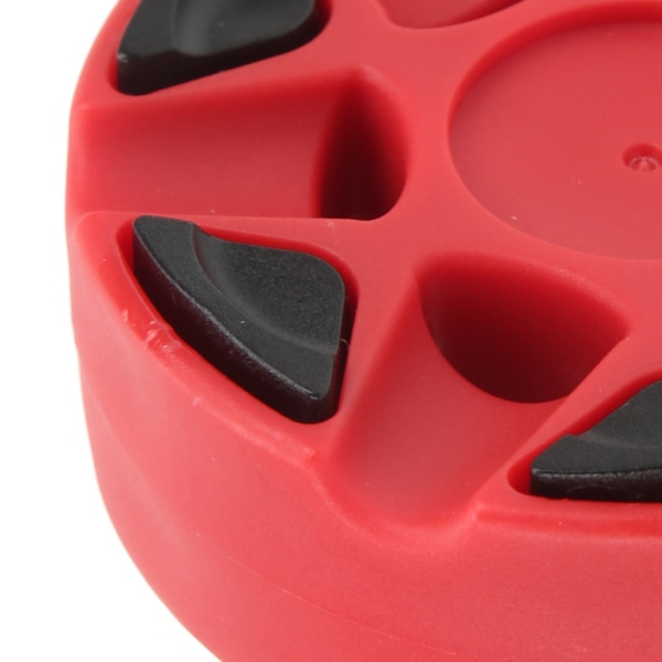 Hockey Puck Tät Textur Blank Glans Flat Lätt Glidande Plast Rullhockey Puck för Daglig Skridskoåkning Träning Röd