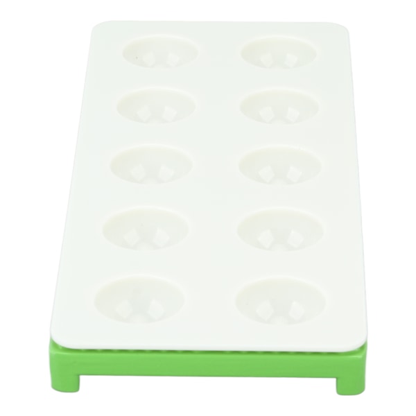 Ravioli Maker Press 10 Hål Järn ABS Hållbar Kvadratisk Ravioli Maker för Hem Dumpling Making Grön