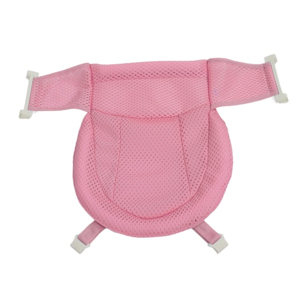 Baby badnät andningsbar justerbar förhindra halkspår spädbarn badkar mesh matta för nyfödd dusch rosa