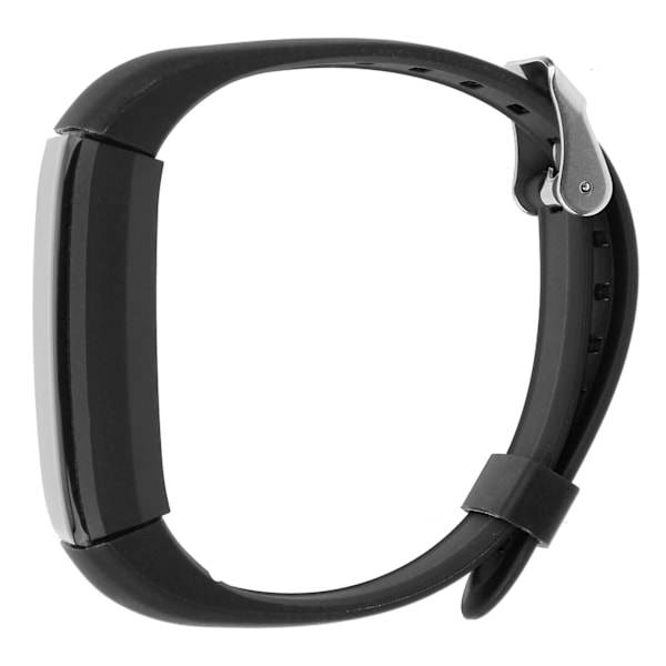 Sportarmband Klocka Multifunktionell Stegräknare Smartband Hälsosam Fitnesshantering USB-laddning Svart