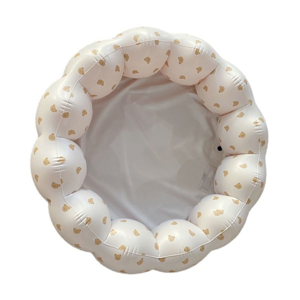 Blomformad hopfällbar PVC-babypool för inomhus- och utomhusbruk, typ 2