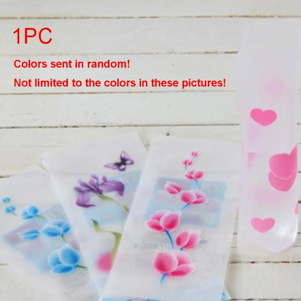 3 st Bärbar Ekologisk Blomma Söt Fällbar Vas Bröllop Kontor Hem Dekoration Slumpmässig PVC Plast Blomvas