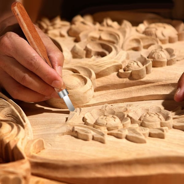 Master Carver's Kit: Handverktygsset för precision, ergonomisk design för komfort, presentklar för att inspirera kreativitet
