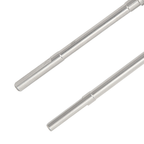 2PCS RC Bil Framaxel Drivaxel Set Rostfritt Stål RC Fram CVD Drivaxel Uppgraderingar Delar för FMS 1/10 Fjärrkontroll Bil Silver