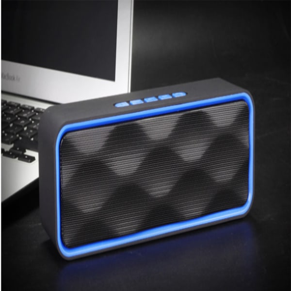 Bluetooth Speake bärbar trådlös högtalare (blå)