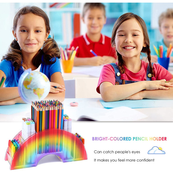 Art Rainbow Multifunktionell förvaring för Crayon Makeup Brush