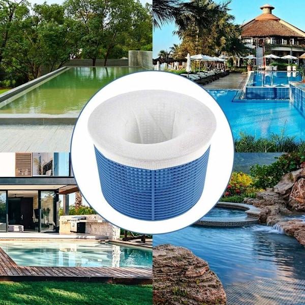 Pool Skimmer Strumpor För Nedgrävda Och Ovanjordiska Pooler, Filter Korgar Skummare Rengör Skräp, Undvik Dyra Reparationer, Universell Användning,