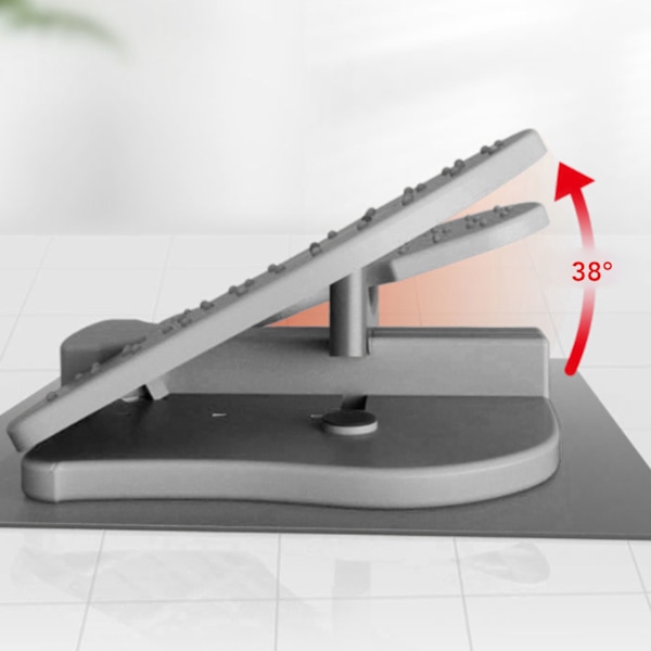 Kompakt Design Hopfällbar Benmotionär, Portabel Mini Stepper Med Tyst Teknik För Hemmakontorsbruk, Förstärkt Nylonmaterial Robust