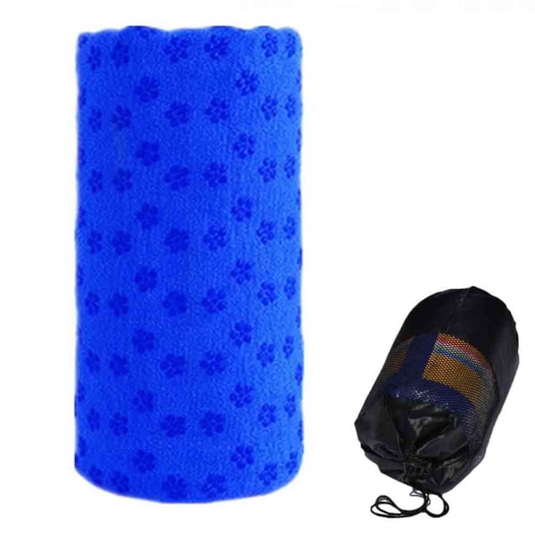 Yogahandduk,Hot Yoga Mat Handduk - Svettabsorberande halkfri för Blue 4e16  | Blue | Fyndiq