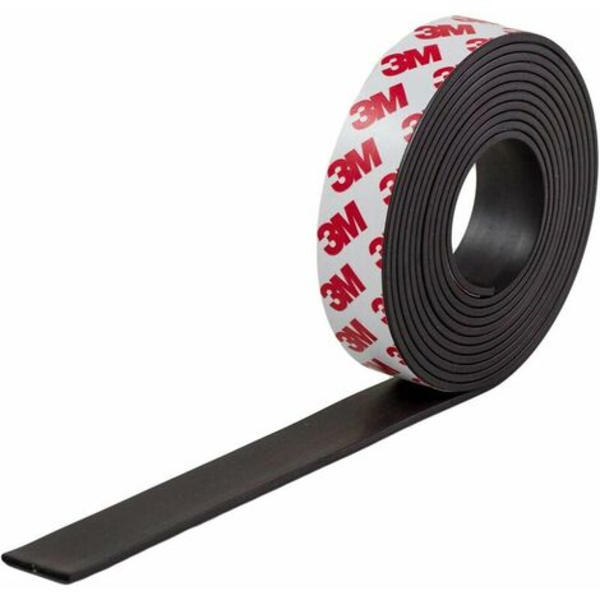 Självhäftande magnetremsa med 3M-lim Flexibel självhäftande magnetremsa för organisering, Bredd tjocklek längd 20 mm 2,0 mm 10 m |MOON