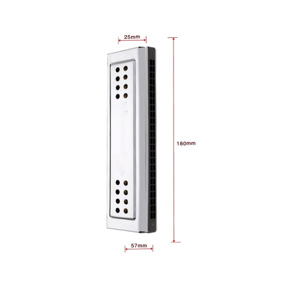 2-i-1 Tremolo Harmonica Harmonica Dural tonart C & G 24 dubbla hål med 48 vass fri vass