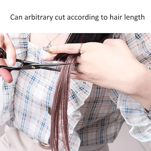 5 st Clip in Hairpiece Färgad Hairpiece Clip Hair Extension Hairpiece för Cosplay PartyLjus Lila