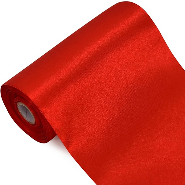 Dubbelsidig Satängband, Grand Opening-ceremoni, Stolsrosetter för Inomhus- och Utomhusdekor, Bröllopsdekoration, Polyester Satäng