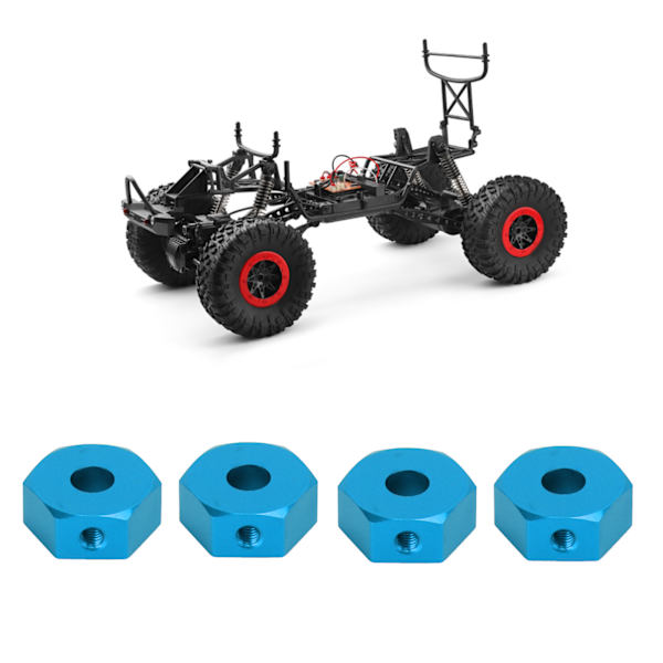 4 st 1/10 RC-hjulnavmuttrar 14 mm aluminiumhjulnavmuttrar för AMMRA Big Rock för Typhon för SentonBlue