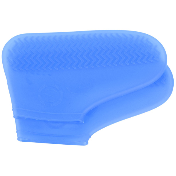 Silica Gel Anti Slip Regn Vattentät Återanvändbar Ren Vandringsskoöverdrag Stövlelskydd (Blå)