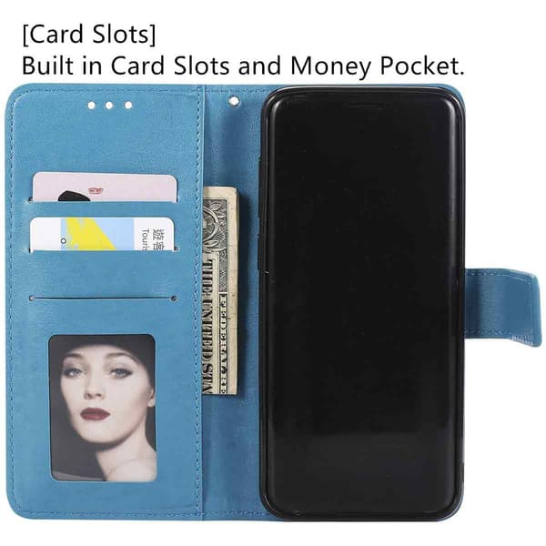 iPhone 7/8/SE (2020/2022) - Mandala Wallet Case - Blå Blå Blå
