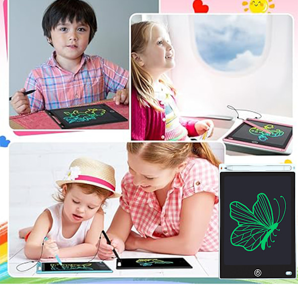 8,5 tum LCD Skrivplatta Tablet Elektronisk Digital Handskrift Ritbord Pad Vit