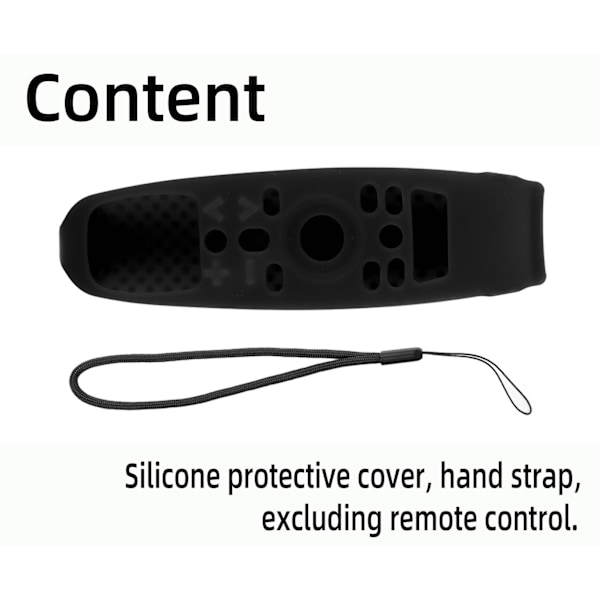 Smart fjärrkontroll skyddande lock silikon TV-kontroller dammtät fodral för LG MR 20 svart
