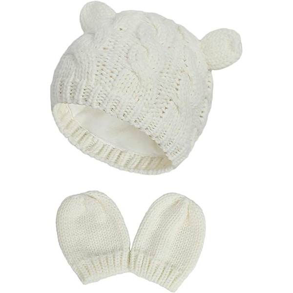 Unisex Baby Hat Söta Björnen Småbarn Öronlapp Mössa Varm för Höst Vinter Mössa