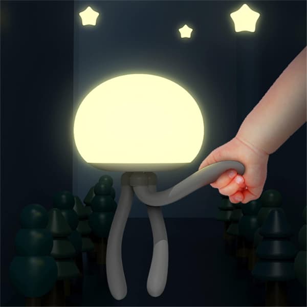 Nattlys │ Oppladbart LED-babynattlys │ Berøringskontroll b
