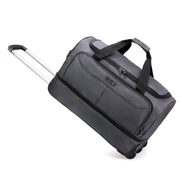 Duffelbag med pulley pull bar bag, anti bagageväska stor