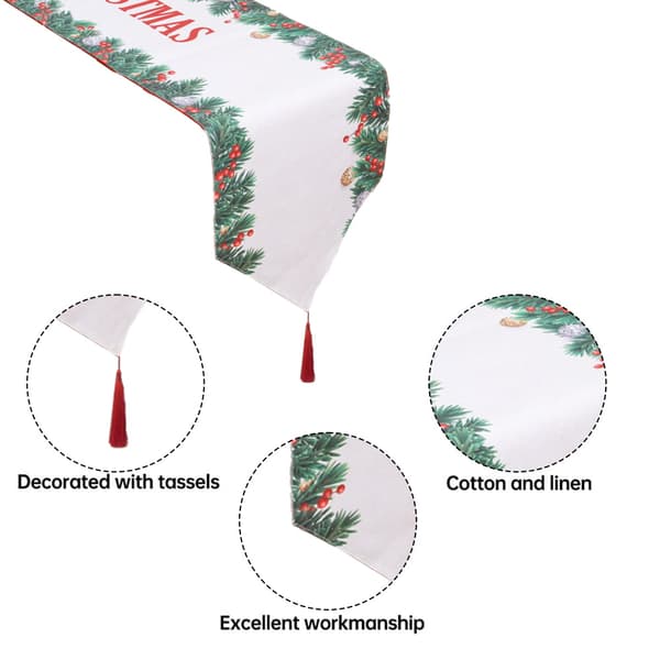 Julebordløper God Jul Kommode Skjerf Style 6