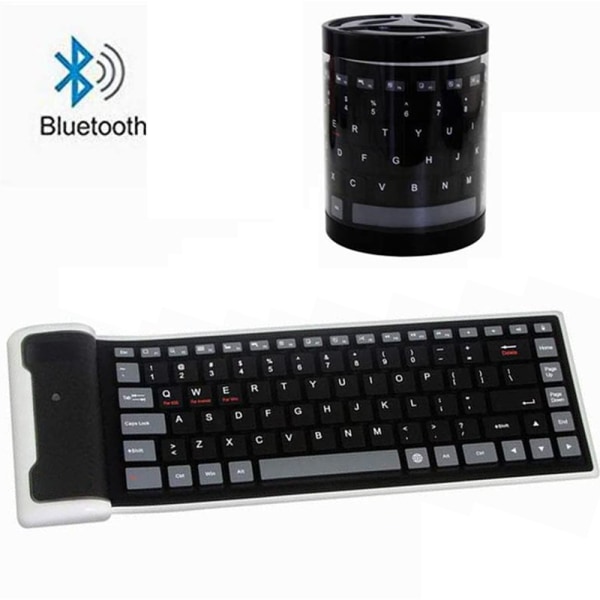 Vikbart Bluetooth trådlöst Bluetooth tangentbord Vattentätt