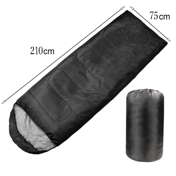 Sovsäck, 220 x 80 cm 1 kg sovsäck för vuxna, 2 i 1 funktion filtsovsäckar, varm och ventilerande för sommar, höst, vår, liten packning