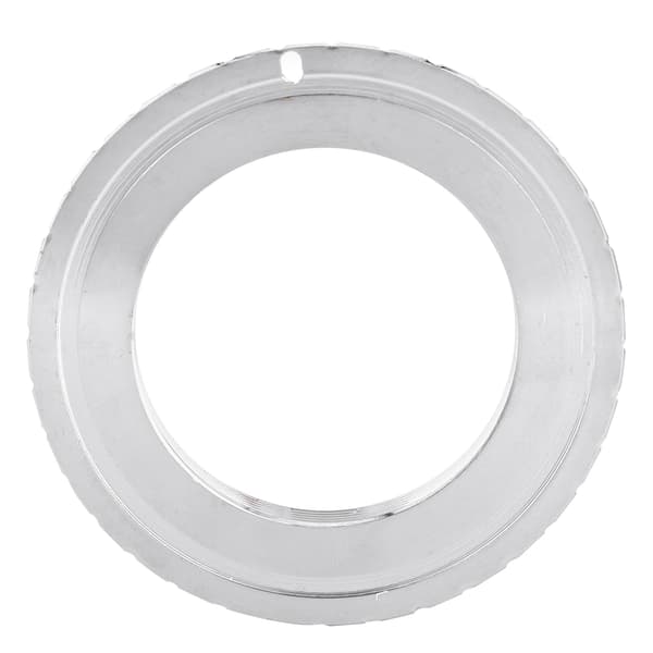 Linseadapter for M42-objektiver til Canon EOS-kameraer, manuell linseadapter med aluminiumslegeringskonstruksjon, lett og bærbar design for DSLR