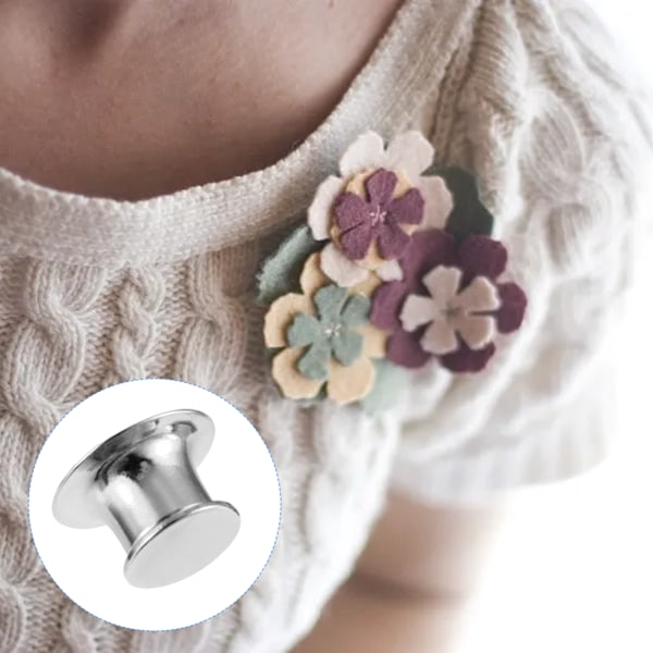 Ideal Craft Pins Kopplingsmärken, Hållbara Metallmaterial Låsande Nålhållare Med Skyddande Grepp För Bred Användning Tillbehör, Inga Verktyg Krävs