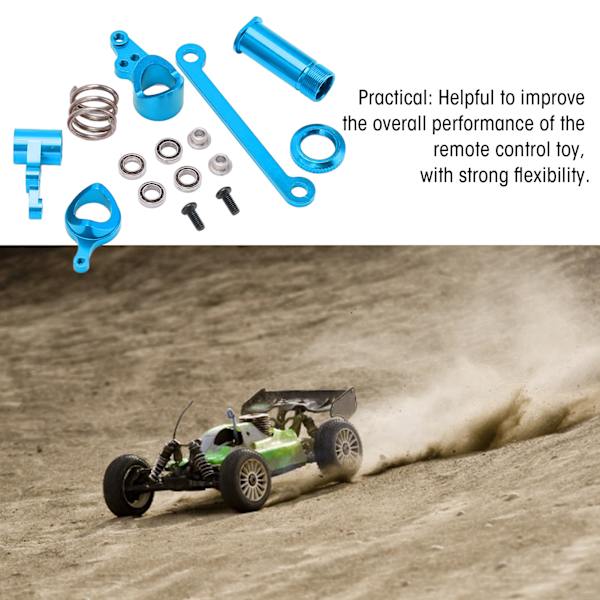 RC Styrknuckle Monteringssats Aluminiumlegering för LC RACING 1/14 RC Bil Lastbil Crawler LeksakerBlå