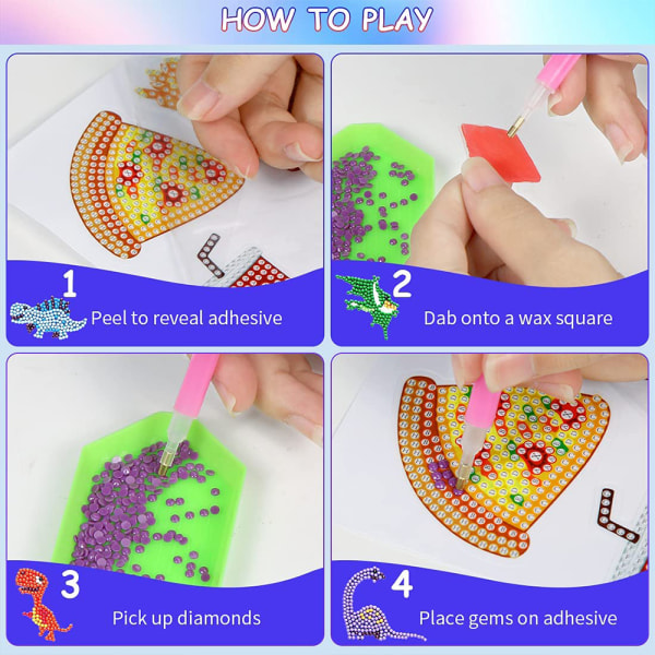 Gör-det-själv 5D diamond painting efter nummer Kit för barn