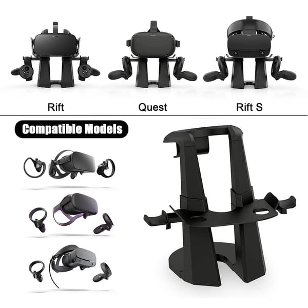 Ubesværet Samling VR Stand, Holdbart ABS Materiale med Controller Organizer