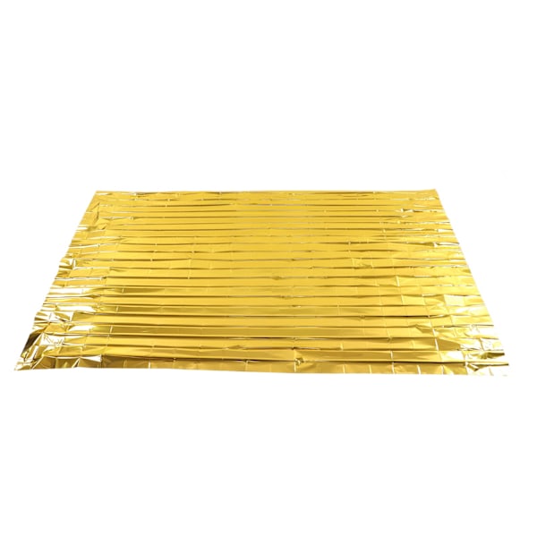 Kompakt Värmeisolering, Militärklassad Återanvändbar Vattentät Vindtät Nöd-Mylarfilt För Utomhusöverlevnad, 140X210Cm, One Size Fits All