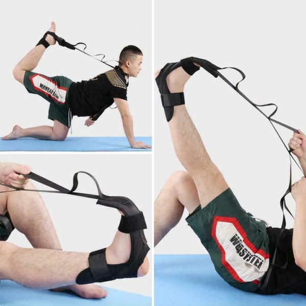 Yoga Stretching Strap Ben Stretcher Strap för ben och fot S