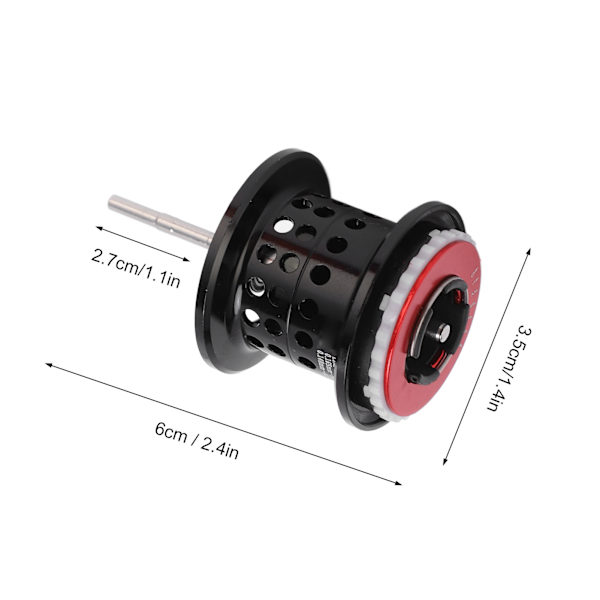 Baitcasting Line Spool Full Metal Modified Fishing Reel Wire Cup för Water Droplets WheelSV Metal Micro Objects Spool