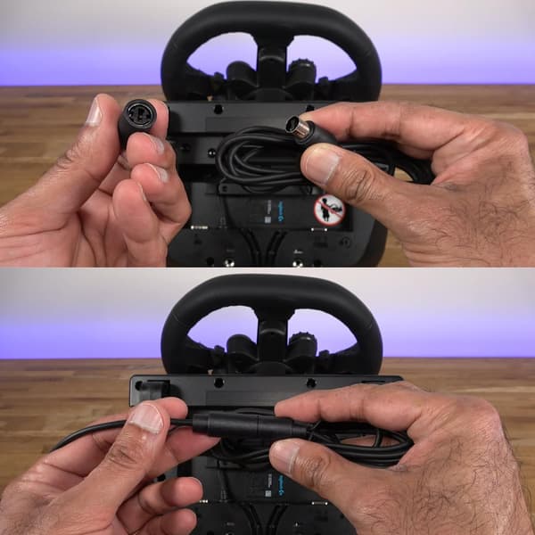 Afbryderforbindelse til gaming-entusiaster, egnet til Logitech G920 Driving Force, stabil strøm for sikker enhedsdrift